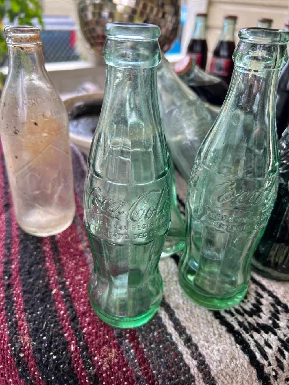 19 bottle vintage Coca Cola bundle
